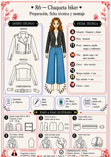 Ficha visual — Chaqueta biker