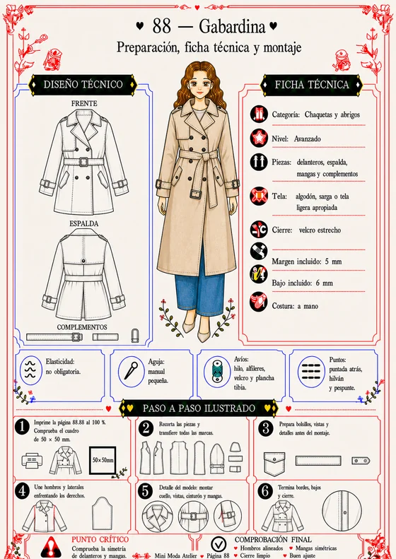 Cómo queda: gabardina