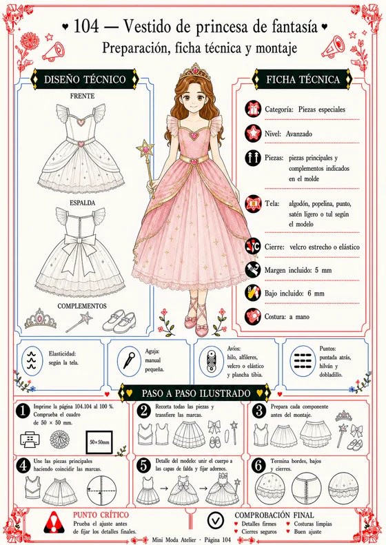 Cómo queda: vestido de princesa de fantasía